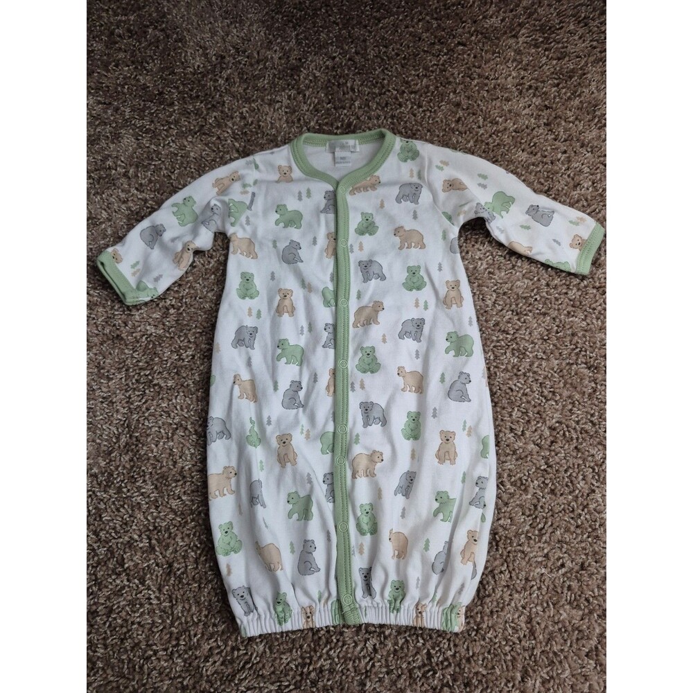 Kissy kissy pima cotton convertible footie size newborn
